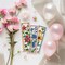 6 Pcs Flower Cross Stitch Bookmark Kit for Beginner with Backing Felt Floss Instruction Sunflowers Tulip DIY Stamped Embroidery Bookmark Kit for Starter Adults Book Lovers